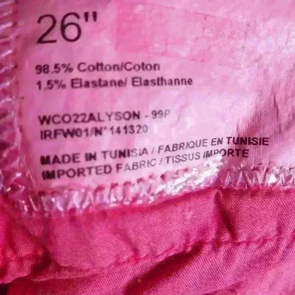 IRO  pink ankle length cotton pants jeans. Size 26 - Picture 5 of 5